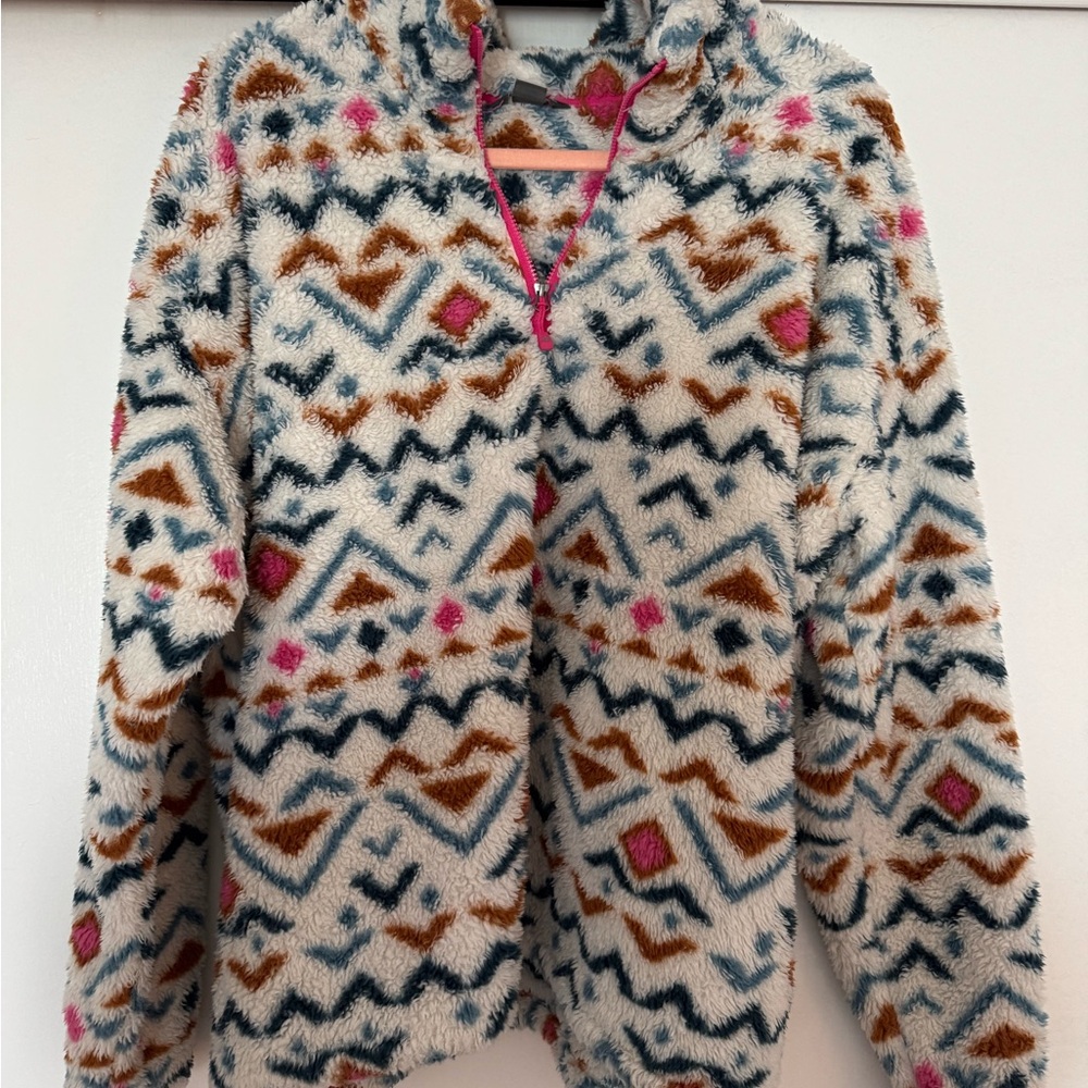 Eddie Bauer Multicolor Sherpa Fleece Jacket